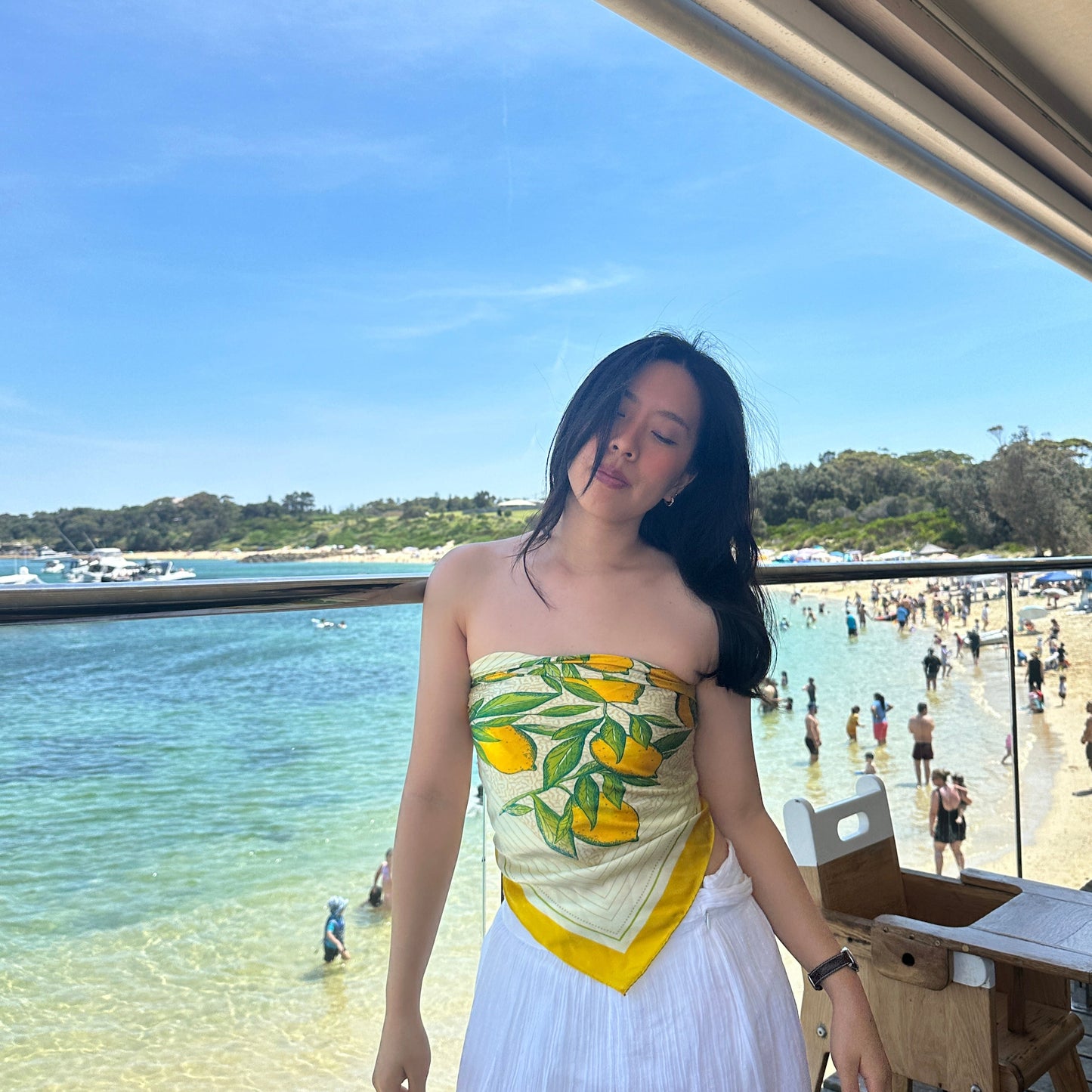 Limoncello Square Silk Scarf