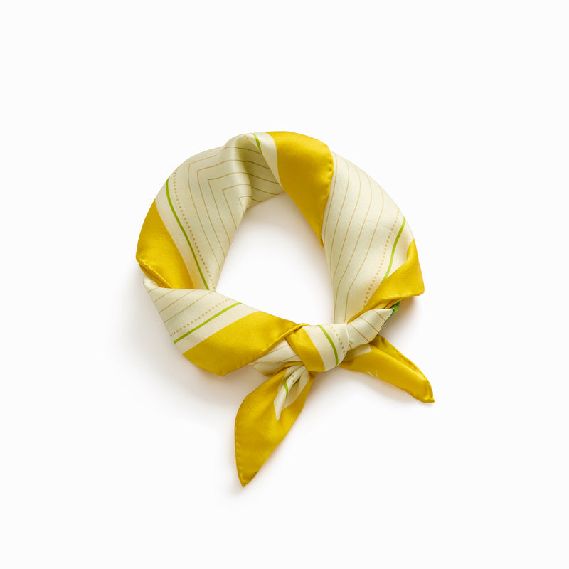 Limoncello Square Silk Scarf
