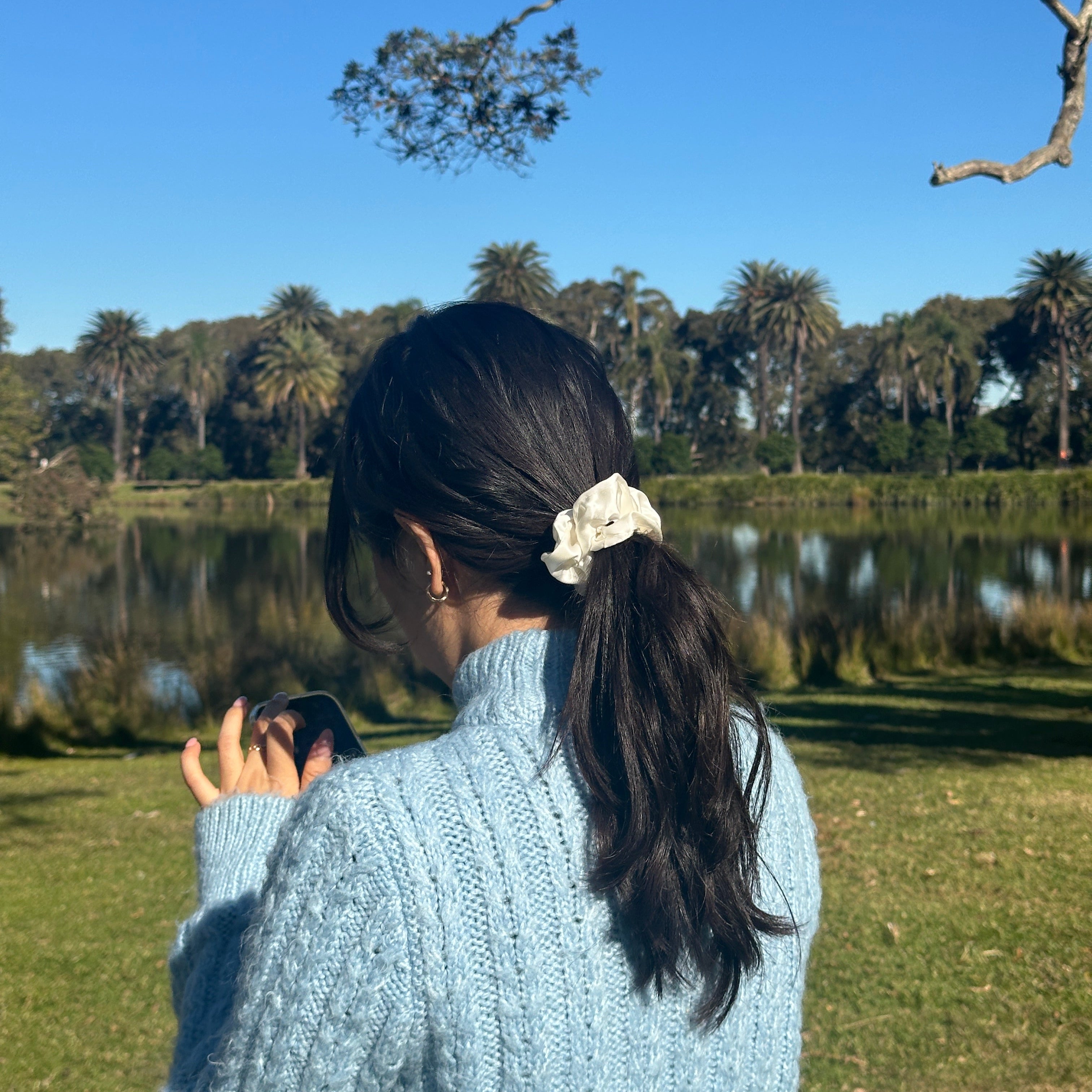 The Midi Silk Scrunchie