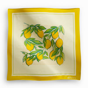 Limoncello Square Silk Scarf